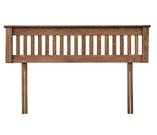 Solid Oak Versatile Headboard - Dark Lacquered Finish - Suits Both Modern and Traditional Homes (King)