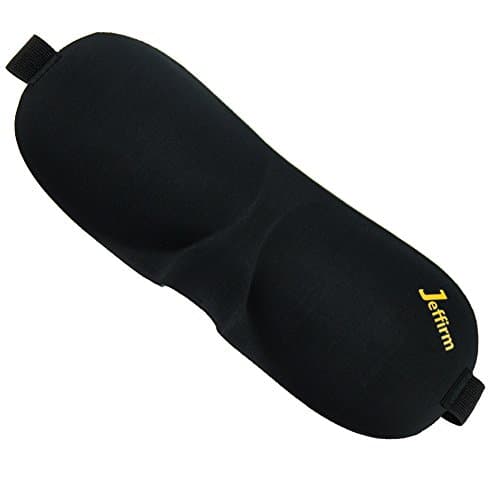 Eye Mask 3D Soft Foam Smooth Blindfold Sleep Mask with Adjustable Strap by Jeffirm