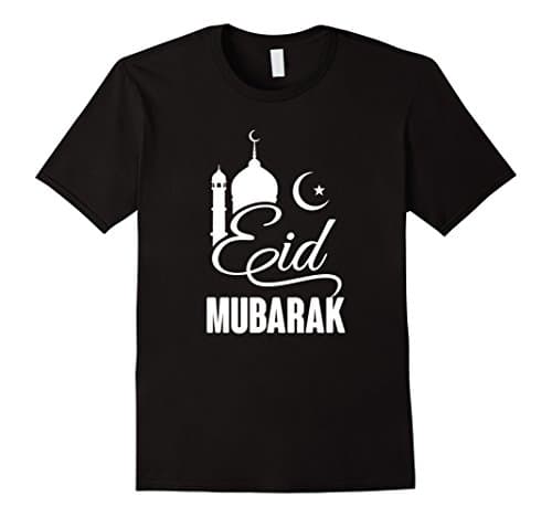 Mens Eid Mubarak 2017 Gift  2XL Black