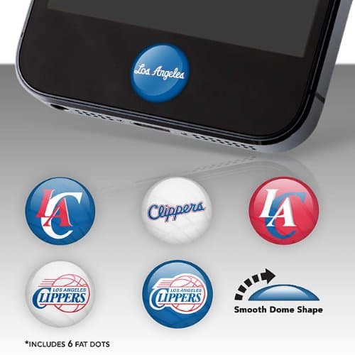 NBA LA Clippers Fathead® Fat Dots™ Button Decals
