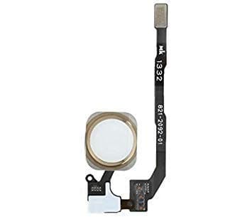 BringUAll Replacement Fingerprint Sensor Home Button (Without Touch Id) Thumb Scanner Compatible with i Phone 5S (Gold)