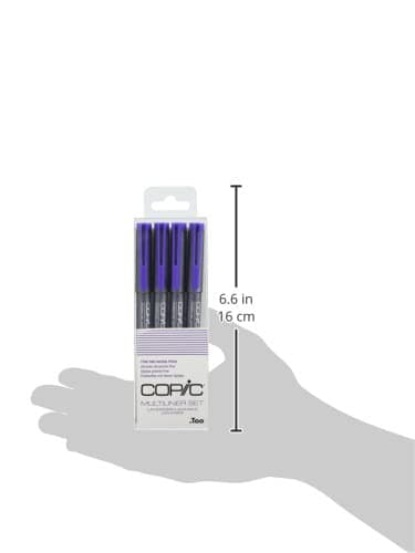 COPIC MULTILINER LAVENDER 4PC SET