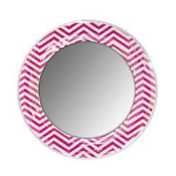 Locker Lounge Pink Chevron Mirror