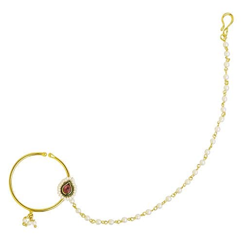 Accessher Kundan Nose pins