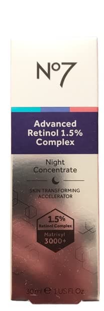 Advanced Retinol 1.5% Complex Night Concentrate Skin Transforming Accelerator 30ml