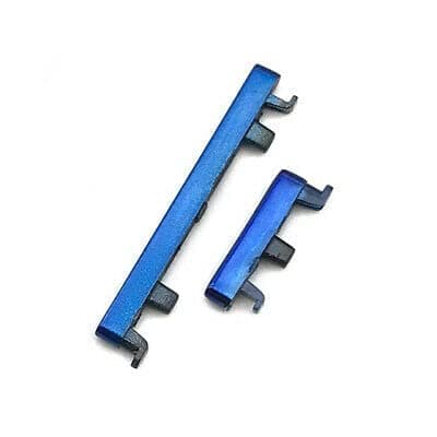 (SPAREWARE) Power On Off Volume Up Down Body Button Side Out Key Outer Button for Redmi Note 7 Pro : Blue