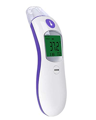 Non Contact, Infrared, Digital Thermometer with Alarm LCD Function