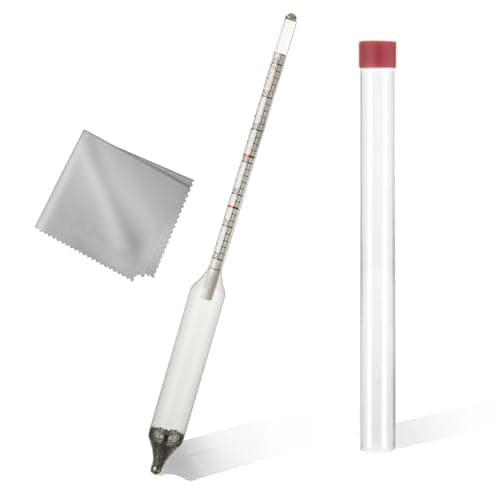 Maple syrup hydrometer with Baume and Brix scale, density measurement for sugar content and boiled sap moisture for calibrated to create pure maple syrup