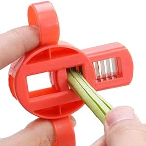 ULEMONDEE Strong Mini Runner Bean Slicer Cutters,Sharp Slicing Runner Beans,Kitchen Slicer Tool Gadget for Vegetable