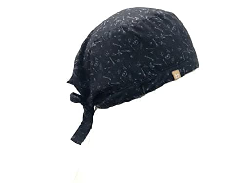 FEBRIS Bony Black Spark Scrub Cap