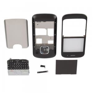 OnceAll Replacement Plastic Housing and Keyboard for Nokia E5 Black
