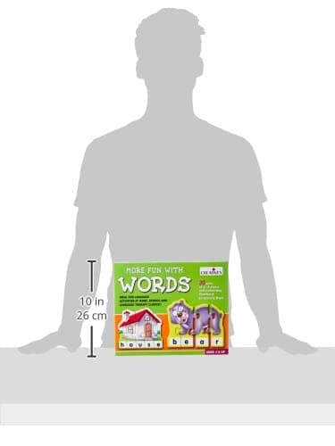 Creative’s More Fun With Words | Learning & Educational | 4 letter words|Learning Games| Home Learning Puzzles Game| Pre-school Puzzles for Ages 4 & up