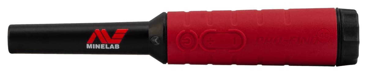 Minelab - Waterproof Pinpointer Metal Detector for Experts with Tone ID & Adjustable Sensitivity (Built-in Flashlight, Holster & Lanyard Included) (PRO-FIND 40)