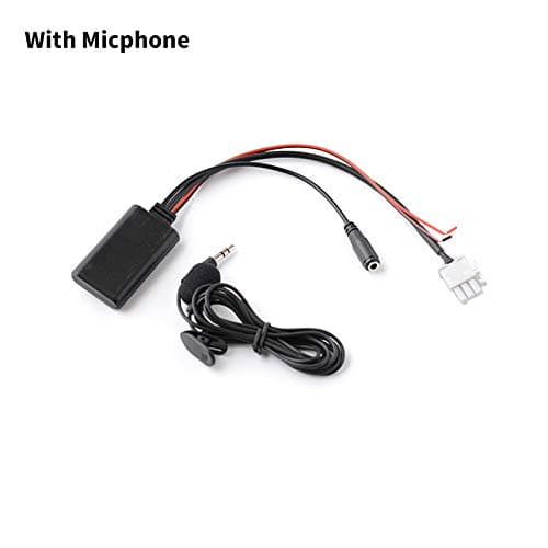 FEELDO Car 3PIN CD Wireless Bluetooth Module Audio Input Aux Cable Adapter for Honda Goldwing GL1800 01-14 F6B 13-14 Aux Wring (N(basic))