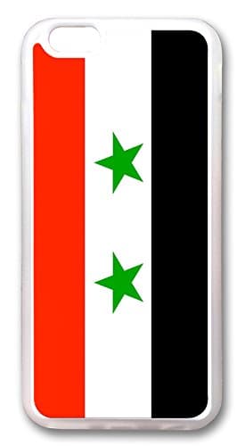 iPhone 6 Plus Cases, Syria Flag Custom Design TPU Case Cover for Apple iPhone 6 Plus with 5.5 inch Screen TPU Transparent