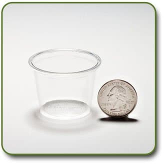 1 Oz. PLA Corn Plastic Biodegradable Portion Cups (Sleeve of 200)