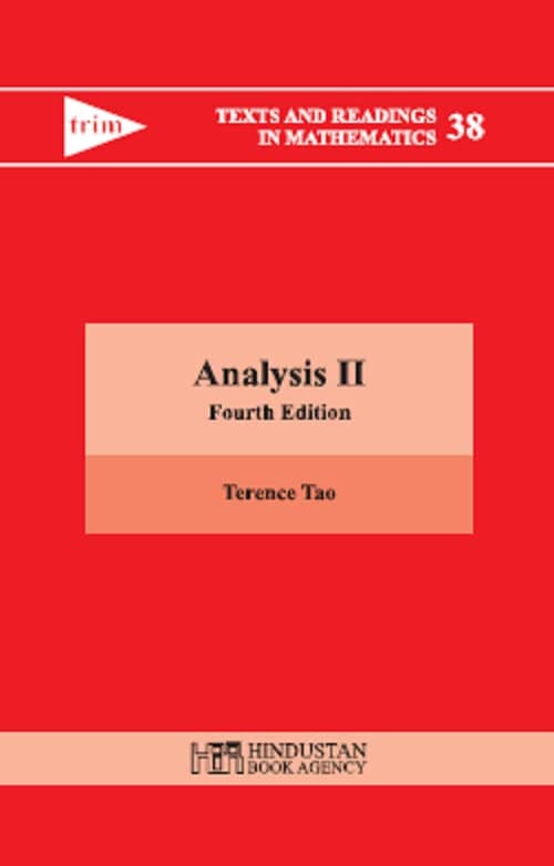 ANALYSIS II, 4TH EDITION