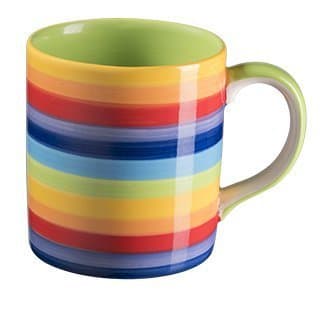 Windhorse Rainbow Stripe Mug (1 Piece)