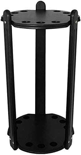 Ozone Pool Cue Stand - 9 Cue Black