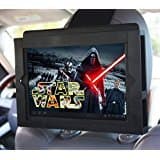 Universal Table Holder Car Headrest Mount Keeps Tablet and Case Safe from Kids. Fits All iPads, Samsung Tablets and Many More.