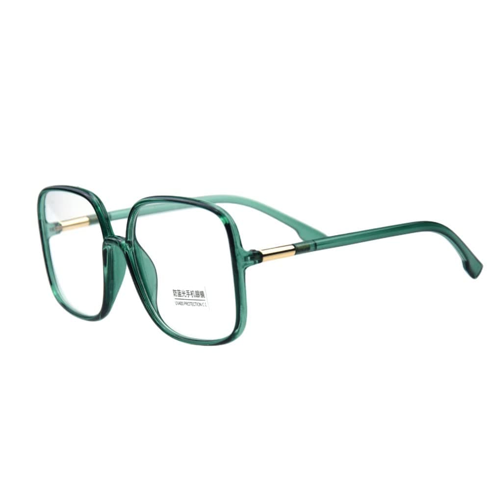 Woman's New Retro Blue Light Blocking Glasses Big frame Nerd Eyeglasses Frame Anti Blue Ray Computer Game Glasses