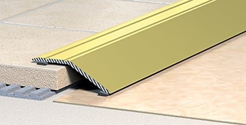 Transition Profile Extension Profile Carpet Strips – End Section – Fitted – Compensator Profile Self-Adhesive Aluminium Anodised Bronze: Width 42 mm (Height Adjustment to 14 mm Length: 900 mm