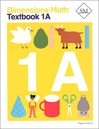 Dimensions Math Textbook 1A Textbook Binding – January 1, 2018