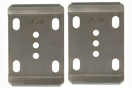 Ruffstuff Specialties Leaf Spring UBolt Plates (Pair) 3" Wide Spring
