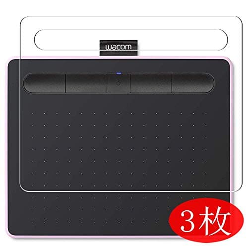 [3 Pack] Synvy Screen Protector, Compatible with Wacom Pen tablet Intuos Small CTL-4100WL / K0 TPU Film Protectors [Not Tempered Glass]