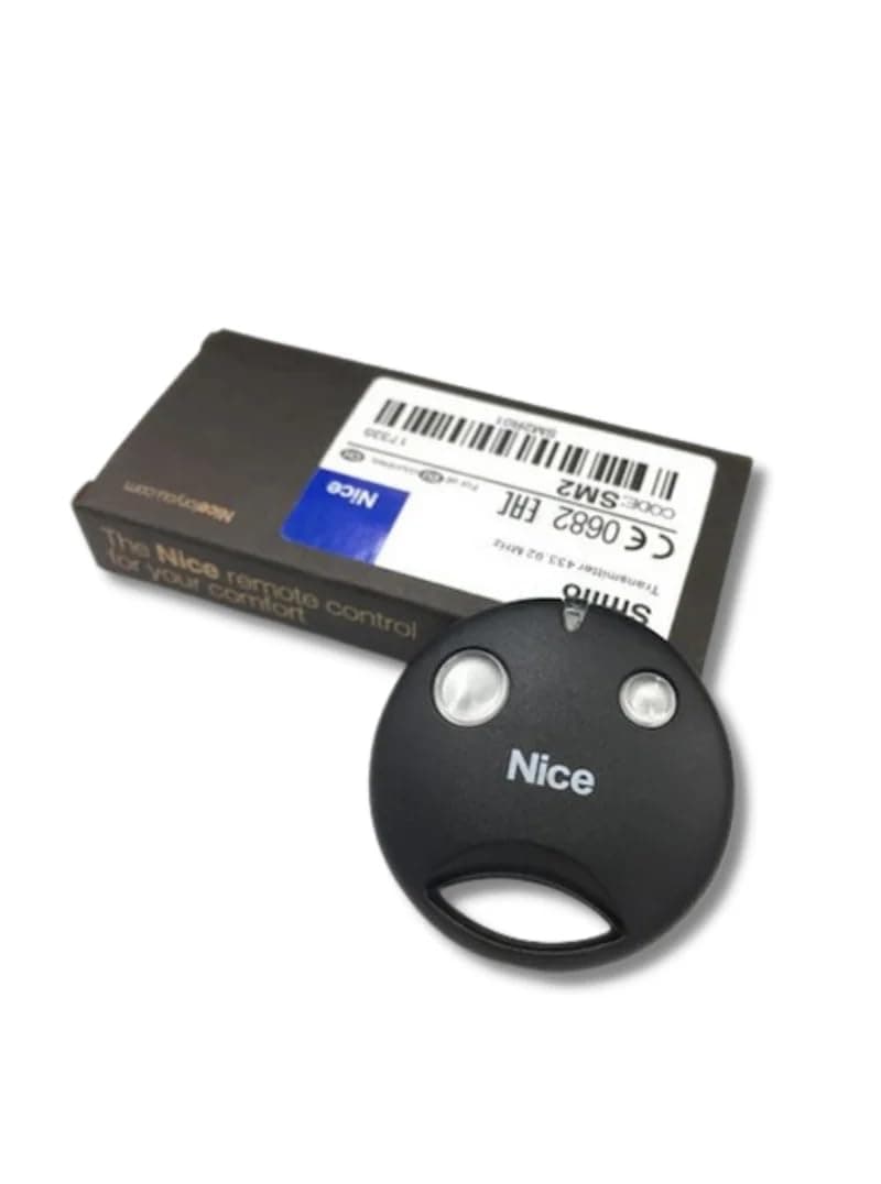 Nice Smilo SM2 Original Remote Control 2 Buttons 433.92 Mhz Rolling Code Remote Control Gate Opener