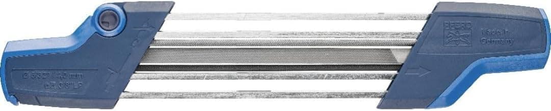 PFERD CS-X Chainsaw Chain Sharpener, 5/32” File for 3/8” Low Profile Chains, 2-in-1 Chainsaw Sharpener and Depth Gauge Tool, Easy Handheld Chain Sharpening (Pack of 1) - Part 17300