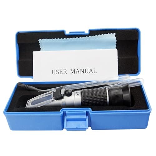 Honey Refractometer for Honey Moisture, Refractometer 58-90% Scale Range Honey Tester, by Aqueous Lab