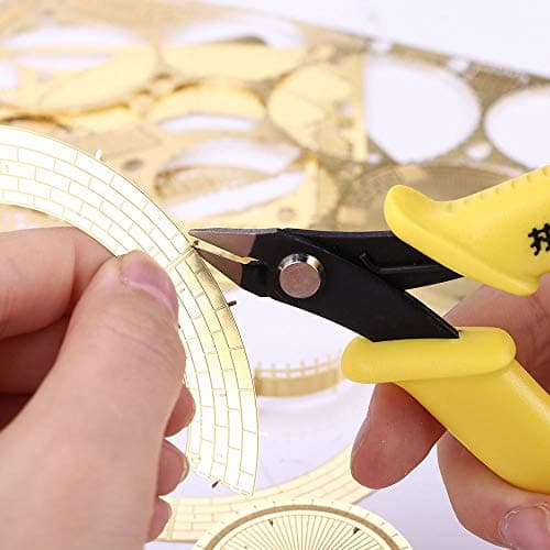 Piececool 3D Metal Model Kits Tools Set, 2Pcs Mini Flat Nose Plier Nipper DIY Tool for 3D Metal Puzzle Model Kit Jigsaw Assembling