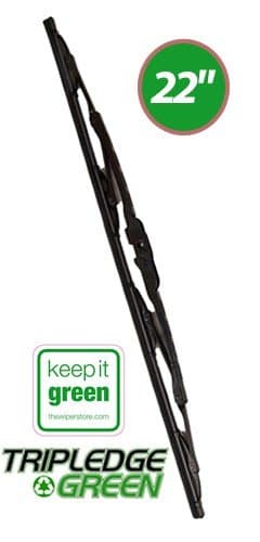 Green Wiper Blades 22"