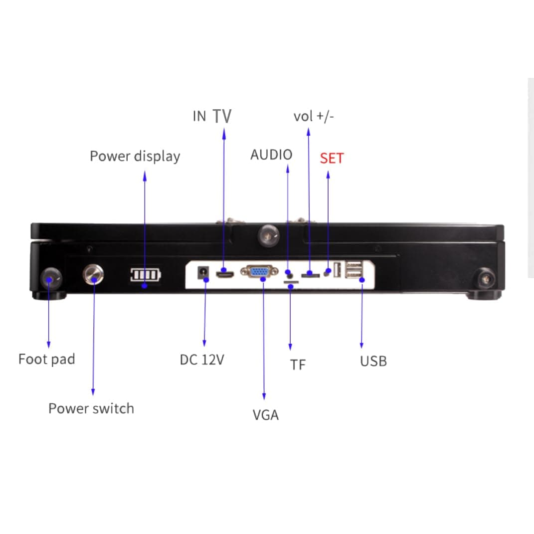 Arcade Machine 10 Inch X2 Mini Portable Arcade Game Console with Two Screens with a Locked Metal Shell, Can Load 8200 Retro Games