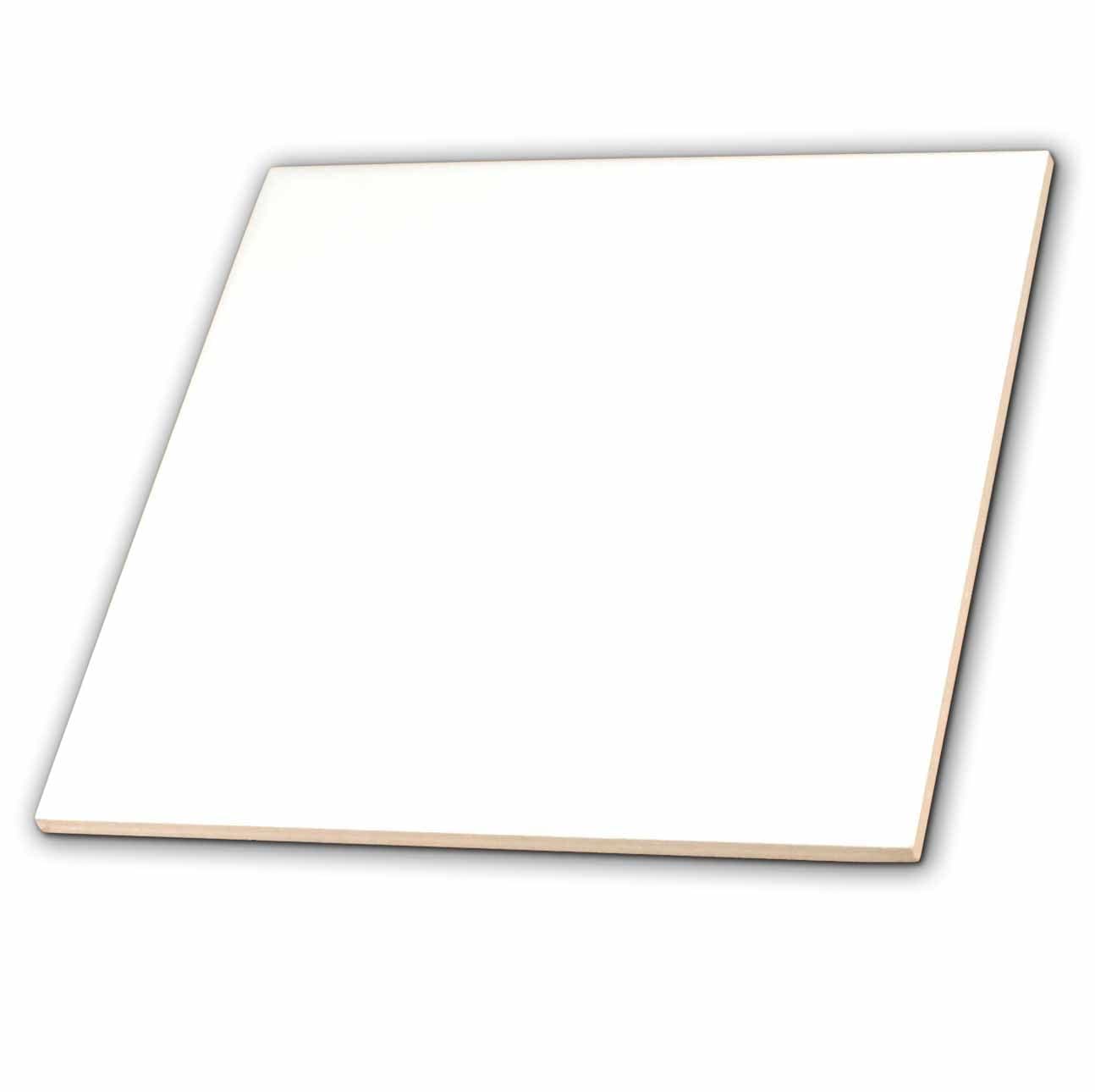 3dRose White Tone 12 Inch Ceramic Tile