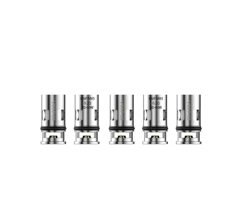 PnP VM5 0.2 Ohm Replacement Coils for VooPoo Drag S/X Kit Kits Pack of 5, No Nicotine.