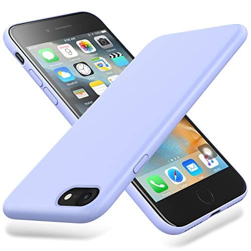Winzizo iPhone 8 Case, iPhone 7 Case and iPhone SE 2020 Case Silicone Gel Slim Protective Phone Soft Cases Compatible for iPhone 8, iPhone 7 and iPhone SE 2020 Case (Light Purple)