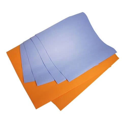 6 pcs Chamois Value Pack - 2 Large Orange & 4 Small Blue