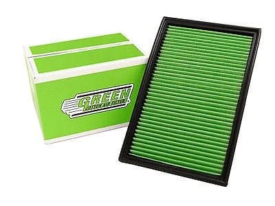 Green Cotton Performance High Flow Panel Car Air Filter Replacement P950366