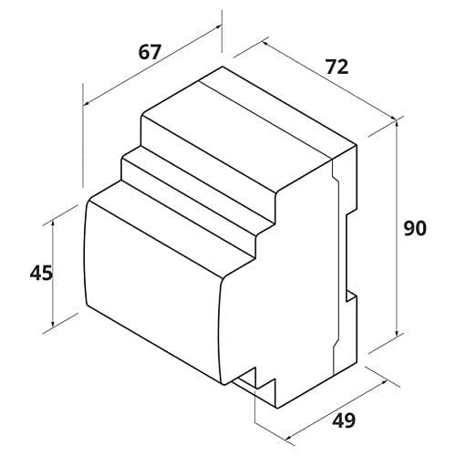 White, 32A Automatic Changeover with Current Limiter, Single Phase ACCL