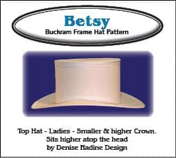 Sewing Pattern - Betsy Top Hat Pattern - 19th Century Victorian or Steampunk Styling