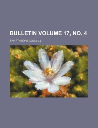 Bulletin Volume 17, No. 4