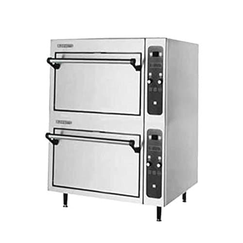 Electric Deck Oven - Two Base Sections With 4 Inch Stainless Steel Legs And Stacking Kit -- 1 Each.
