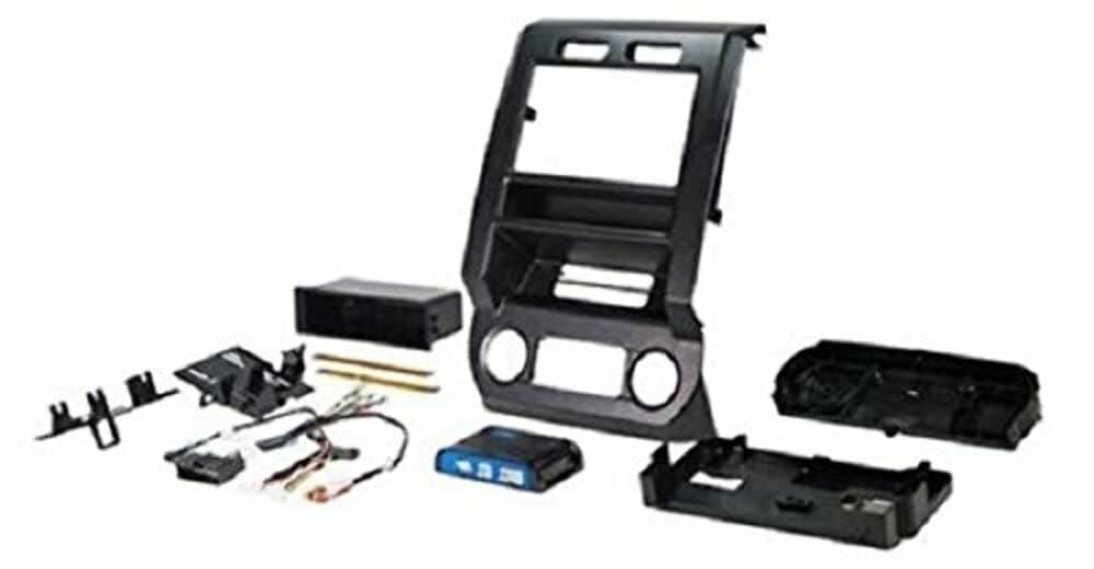Sponsored Ad - PAC RPK4-FD2201 Double DIN Dash Kit & Interface harness for Select 2015-2017 Ford F150-F550 Trucks,black
