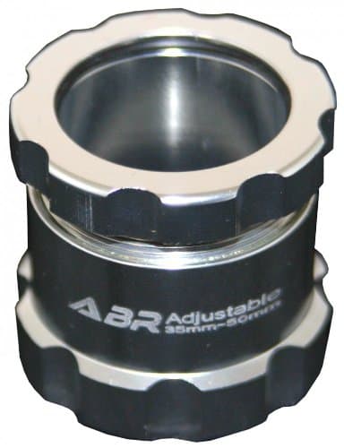 ABR Float Fully Adjustable 1" 1/8" CNC Machined Headset Spacer 35mm to 50mm Silver