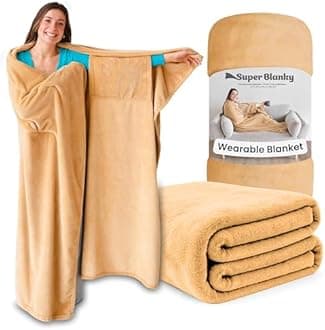 Wearable Blankets for Women, Adult Wearable Blanket Men, Valentine's Day Gifts for Her, Wife Birthday Gift Ideas
