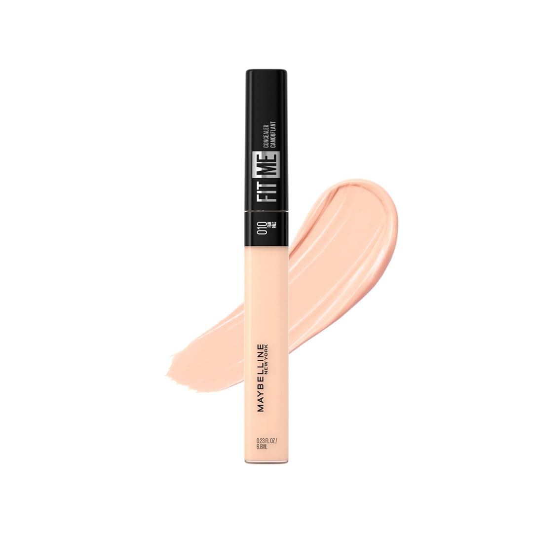 New York Fit Me Concealer, Oil free Liquid Concealer conceals dark circles, redness, flaws, and blemishes. Fit Me Liquid Concealer suits oily skin & dry skin - Light|6.8ml