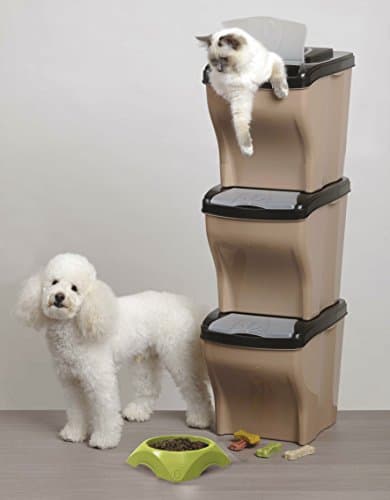Perfect Pet Versatile Stackable & Nesting Pet Containers - Set of 3 (Made in Italy)