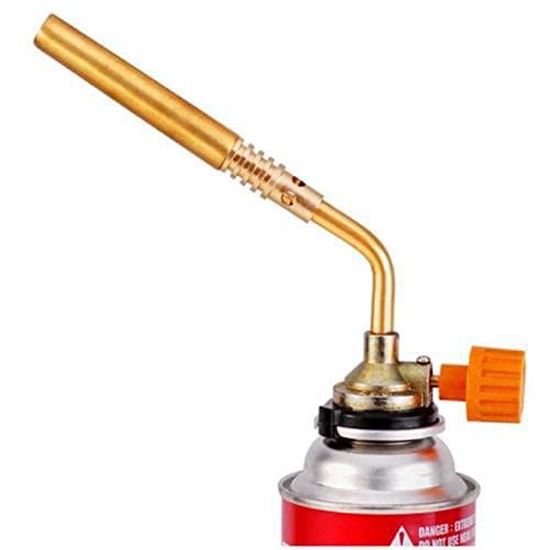 Snoogg Butane Torch, Flame Big Kitchen Torch Lighter. Adjustable Refillable Multipurpose Culinary Blow Torch for Creme Brulee, Baking, BBQ (Butane Gas Not Included)